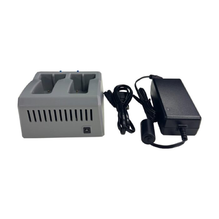 Claytis Trimble R10 Model 2 Dual Slot Universal Battery Charger with Power Adapter Replacement for Trimble R10 Model 2 4