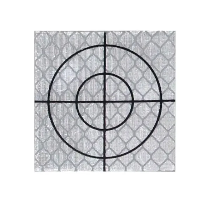 Claytis Survey Targets Pack of 20 White (40x40mm) Reflective Survey Targets 3