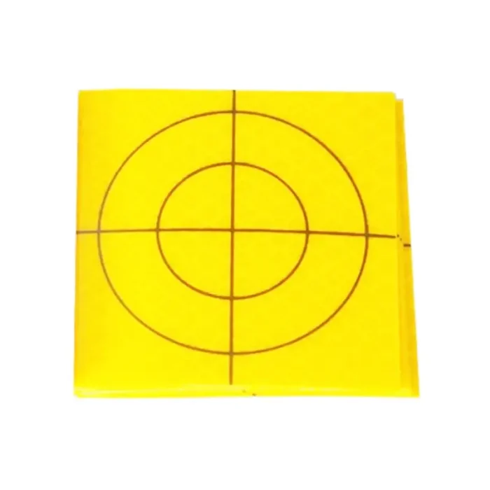 Claytis Survey Targets Pack of 20 Yellow (40x40mm) Reflective Survey Targets 3